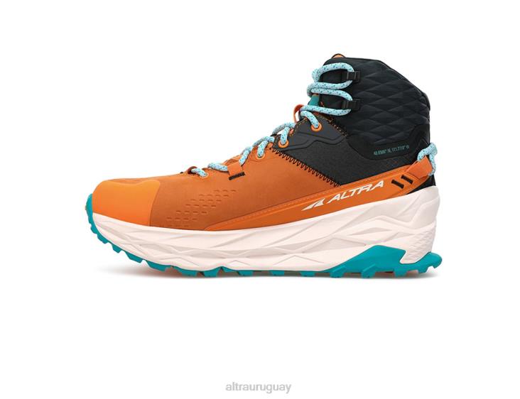 olympus 5 walk mid gtx gris-naranja LR22506 gris-naranja mujer Altra