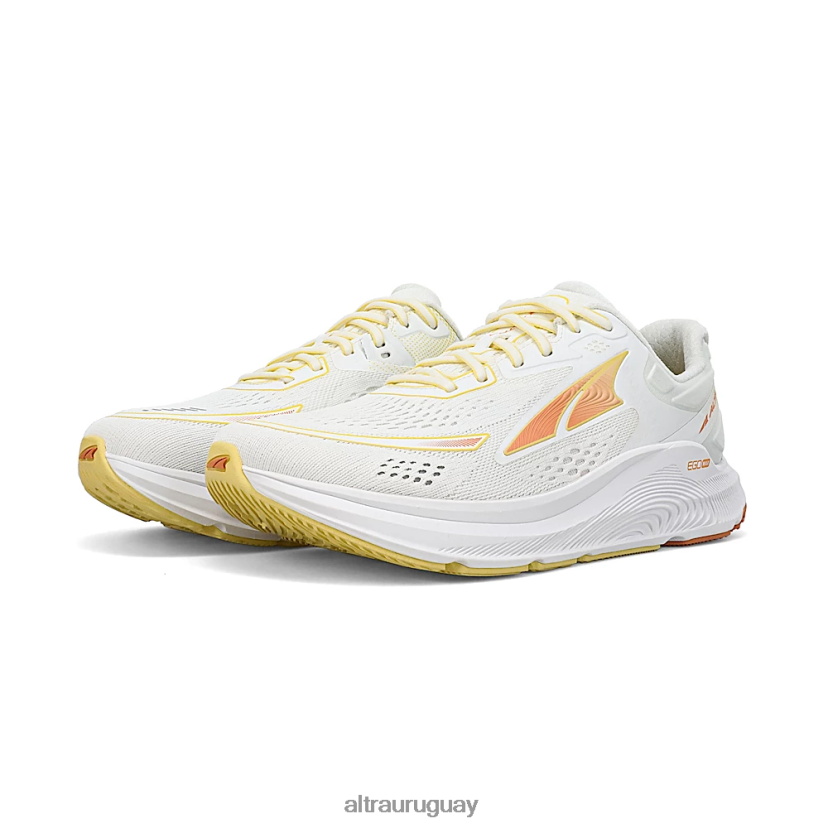 paradigma 6 8B0NLP102 zapatos de carretera mujer amarillo blanco Altra