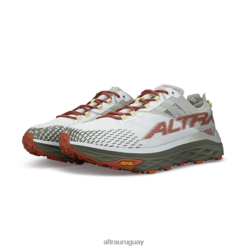 Mont Blanc 8B0NLP29 zapatos de trail mujer blanco Altra