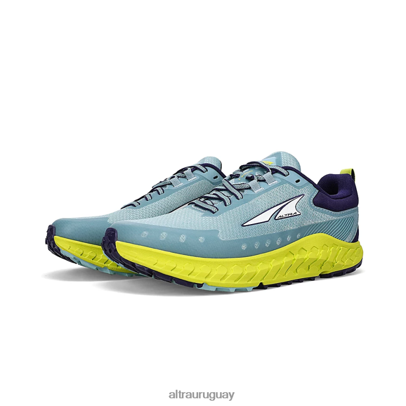 camino exterior 2 8B0NLP1 zapatos de trail mujer azul verde Altra