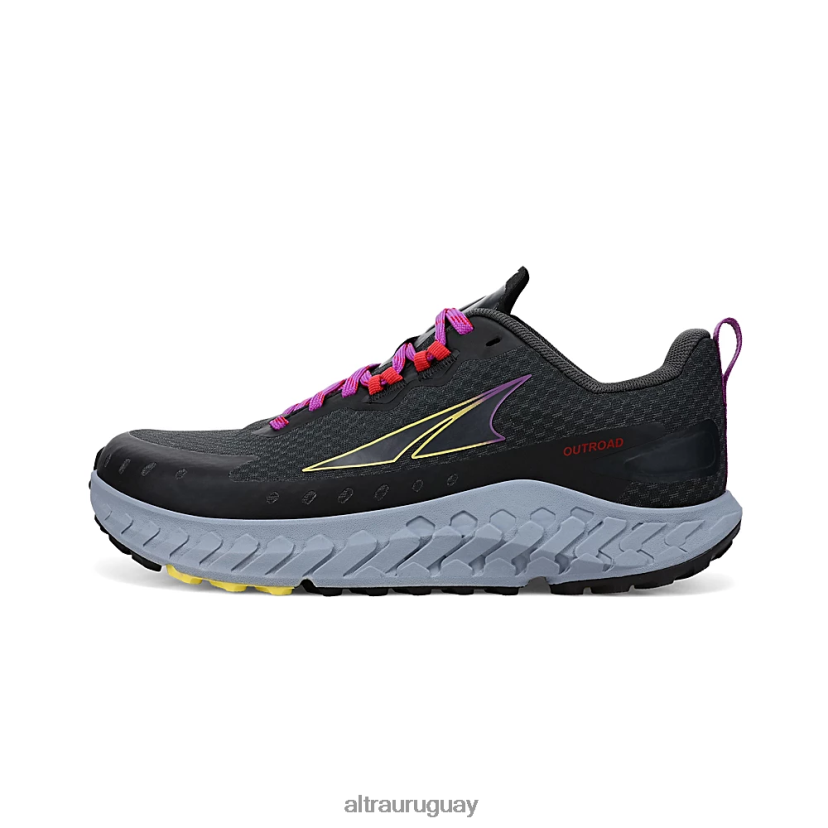 fuera del camino 8B0NLP50 zapatos de trail mujer gris oscuro/azul Altra