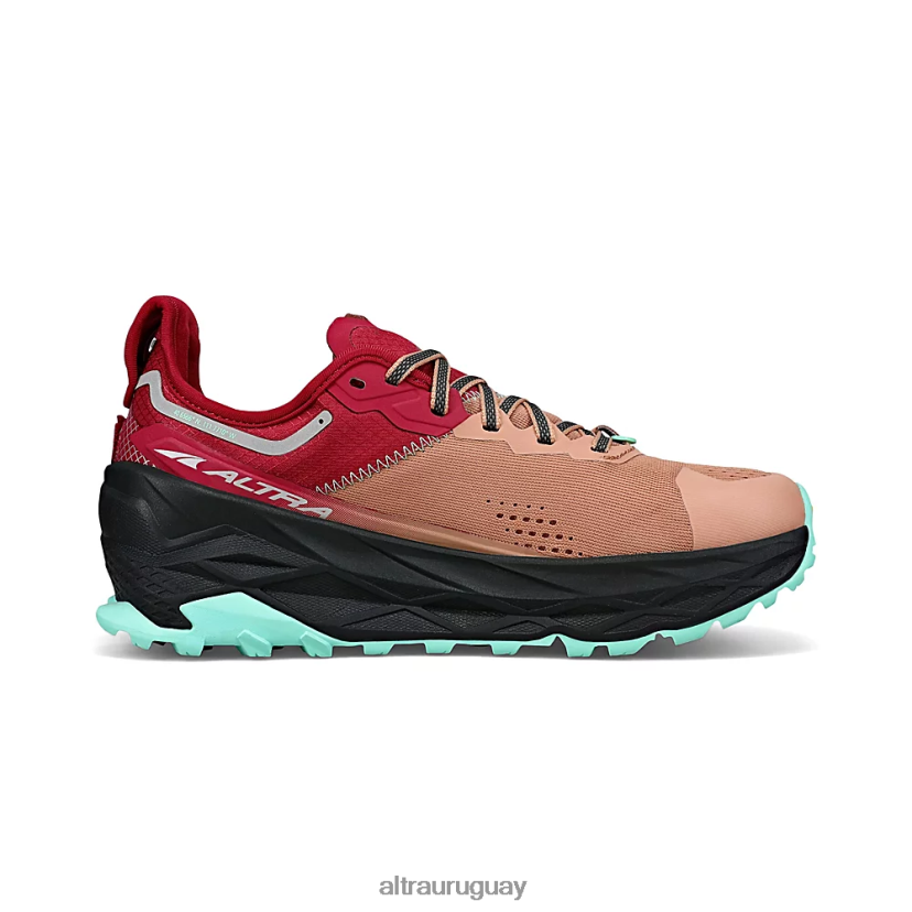 olimpo 5 8B0NLP10 zapatos de trail mujer rojo marrón Altra