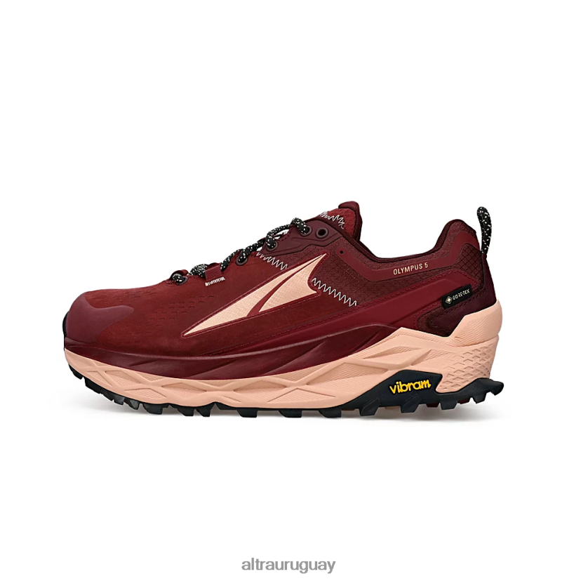 olympus 5 caminata baja gtx 8B0NLP39 zapatos de trail mujer granate Altra