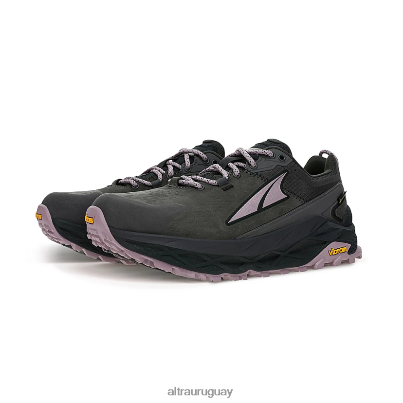 olympus 5 caminata baja gtx 8B0NLP40 zapatos de trail mujer gris negro Altra