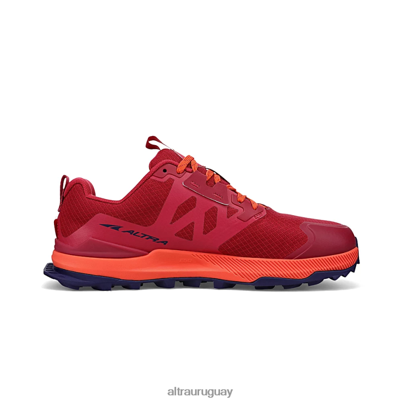 pico solitario 7 8B0NLP17 zapatos de trail mujer rojo oscuro Altra