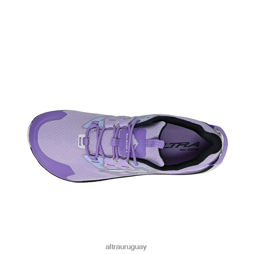 pico solitario todo bajo 2 8B0NLP34 zapatos de trail mujer gris/morado Altra