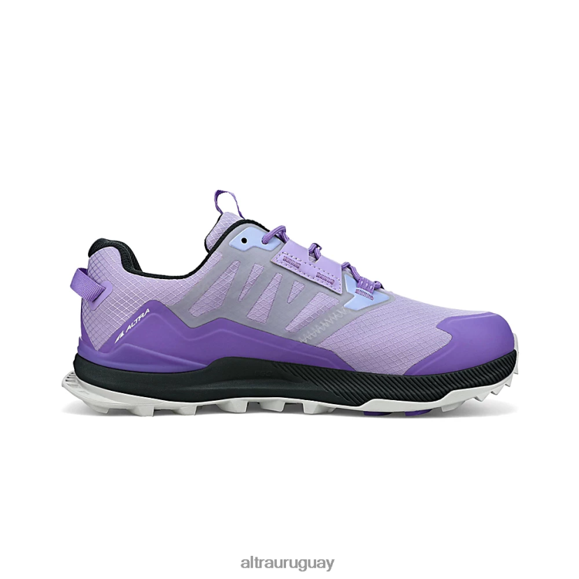 pico solitario todo bajo 2 8B0NLP34 zapatos de trail mujer gris/morado Altra