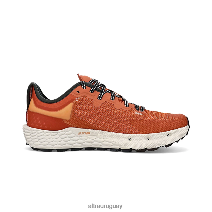 timón 4 8B0NLP22 zapatos de trail mujer naranja roja Altra