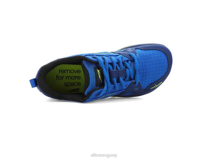 Lone Peak juvenil azul-lima LR22512 azul-lima niños Altra